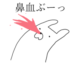 kansai rabbits 6 sticker #14057715