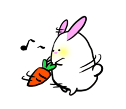 You May Love This Cute Rabbit sticker #14057800