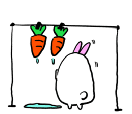 You May Love This Cute Rabbit sticker #14057812