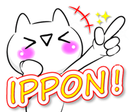Oogiri Cat only use tsukkomi Collection2 sticker #14058370