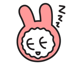 Face of PinkRabbit sticker #14058507