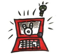 an ugly but cute sticker sticker #14058578