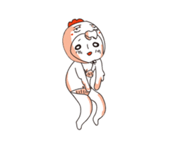 Bikini chicken sticker #14059168