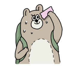 Alpinist Bear Kumatan sticker #14059246