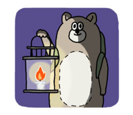 Alpinist Bear Kumatan sticker #14059249