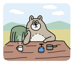 Alpinist Bear Kumatan sticker #14059255