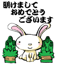 USAUSABUNNY Xmas,NewYear sticker #14059326