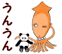 The Cute Firefly Squid Girl sticker #14059939