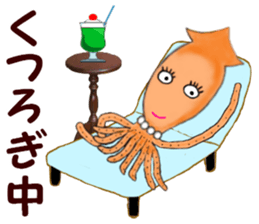 The Cute Firefly Squid Girl sticker #14059952