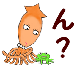 The Cute Firefly Squid Girl sticker #14059970