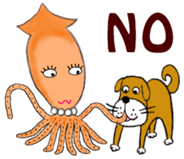 The Cute Firefly Squid Girl sticker #14059973