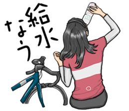 Cycling is used by people with hobbies! sticker #14060278