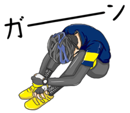 Cycling is used by people with hobbies! sticker #14060286