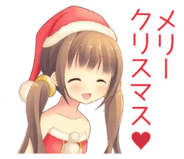 Christmas Anime Alarm Kanon sticker #14060526