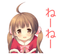 Christmas Anime Alarm Kanon sticker #14060531