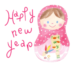Christmas and New Year's sticker #14060590