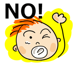 Funny baby! sticker #14061491