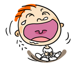 Funny baby! sticker #14061508