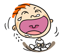 Funny baby! sticker #14061508