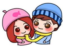 Everyone to celebrate Xmas and New Year~ sticker #14061619