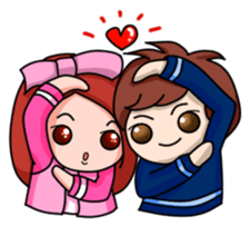 Everyone to celebrate Xmas and New Year~ sticker #14061620