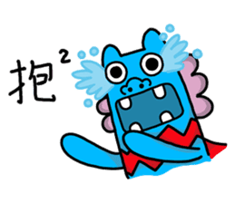 Hoki lion sticker #14061644