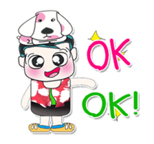 Ha Ha. My name is ToTo and dog. sticker #14061670