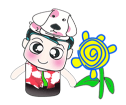 Ha Ha. My name is ToTo and dog. sticker #14061674