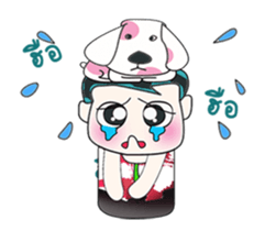 Ha Ha. My name is ToTo and dog. sticker #14061675