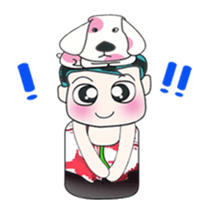 Ha Ha. My name is ToTo and dog. sticker #14061680