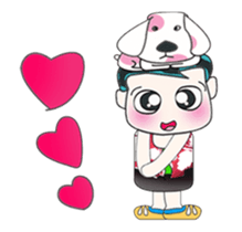 Ha Ha. My name is ToTo and dog. sticker #14061684