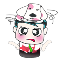 Ha Ha. My name is ToTo and dog. sticker #14061687