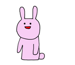 Rabbit's & Cat (Heartwarming) sticker #14061856