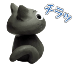 clay cat 'Tama' sticker #14062221