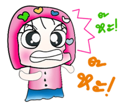 Hello!! My name is Sayaka. ^_^ sticker #14062773