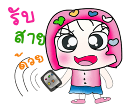 Hello!! My name is Sayaka. ^_^ sticker #14062801