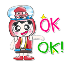 ... Mr. Hunta and squid. sticker #14063278