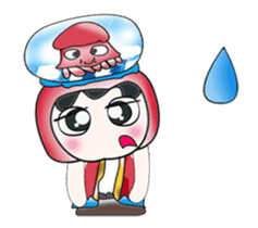 ... Mr. Hunta and squid. sticker #14063281