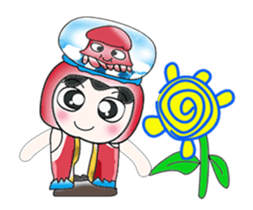 ... Mr. Hunta and squid. sticker #14063282