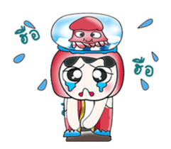 ... Mr. Hunta and squid. sticker #14063283