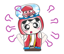 ... Mr. Hunta and squid. sticker #14063284