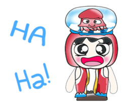 ... Mr. Hunta and squid. sticker #14063285