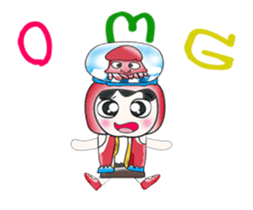 ... Mr. Hunta and squid. sticker #14063301