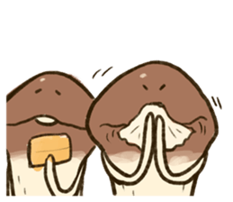 Funghi Manga Sticker - original ver - sticker #14063345