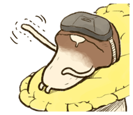 Funghi Manga Sticker - original ver - sticker #14063358