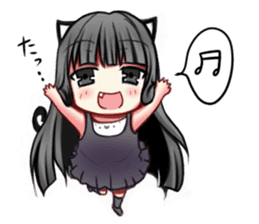 KansaidialectTsundereblackcat sticker #14063635
