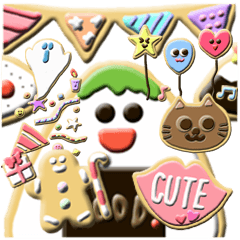 The icing cookie which is not too sweet