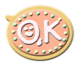 The icing cookie which is not too sweet sticker #14064029