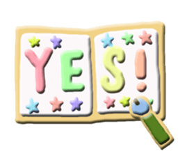 The icing cookie which is not too sweet sticker #14064055