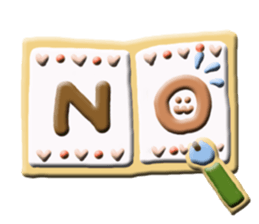 The icing cookie which is not too sweet sticker #14064056